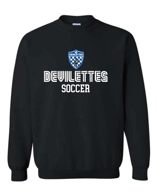 Devilettes Soccer Black Sweatshirt 2025