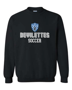 Devilettes Soccer Black Sweatshirt 2025