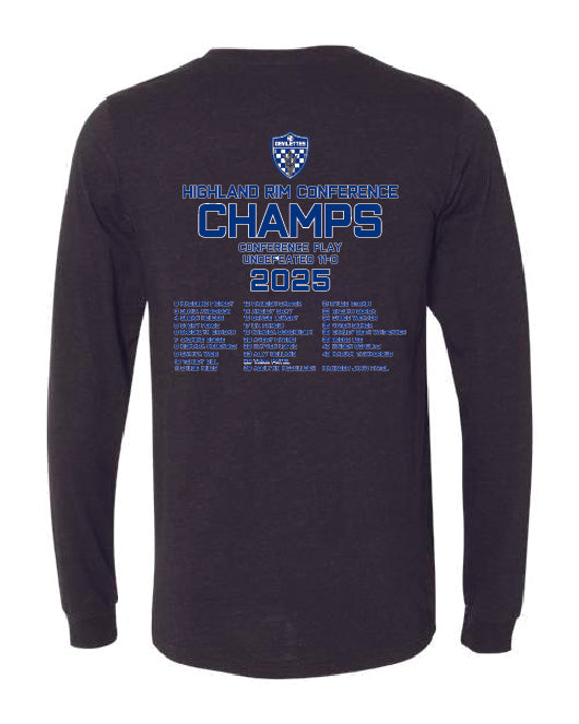 Walter J. Baird Soccer Champs Long Sleeve t-shirt