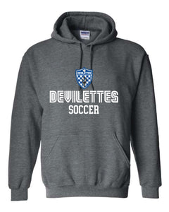 Devilettes Soccer Dark Heather Grey Hoodie 2025
