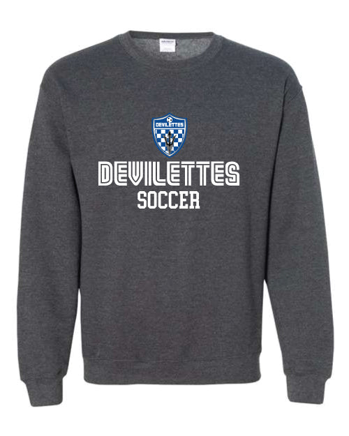 Devilettes Soccer Dark Grey Heather Sweatshirt 2025