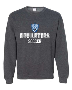 Devilettes Soccer Dark Grey Heather Sweatshirt 2025