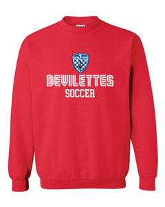 Devilettes Soccer Red Sweatshirt 2025