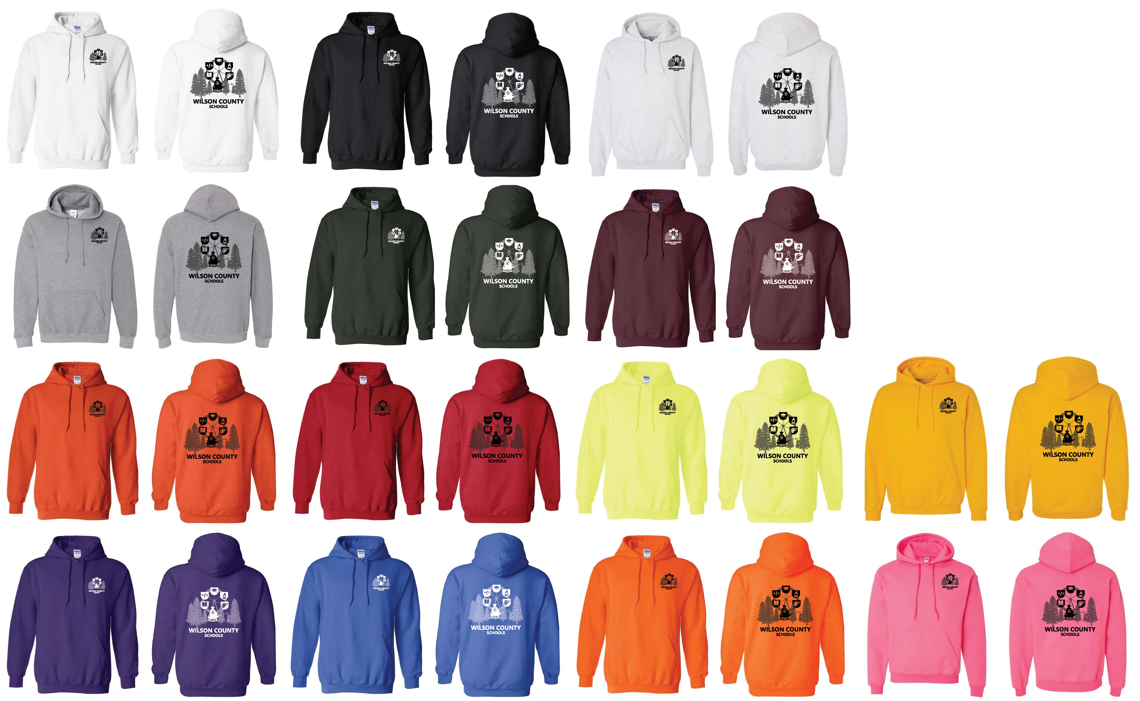 Wilson County Transportation Hoodies