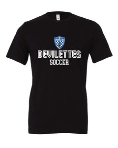 Devilettes Soccer Black T-shirt 2025