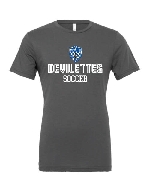 Devilettes Soccer Grey t-shirt 2025